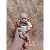 8-Inch Mini Baby Reborn Doll Kit - Anna Banana Cute Monkey | DIY Unfinished Doll Parts curiosity.collections