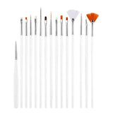 15-Piece BJD Doll Makeup Brush Set for 1/3, 1/4, 1/6 SD Blyth Dolls | DIY Face-Up Tools & Accessories curiosity.collections