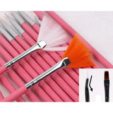 15-Piece BJD Doll Makeup Brush Set for 1/3, 1/4, 1/6 SD Blyth Dolls | DIY Face-Up Tools & Accessories curiosity.collections