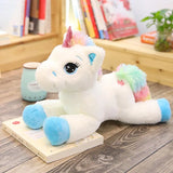 Kawaii  Rainbow Unicorn Plush Toys 40cm 60cm 80cm Unicorn Plushie Soft Stuffed Animal Doll Christmas Birthday Gift Home Decor curiosity.collections