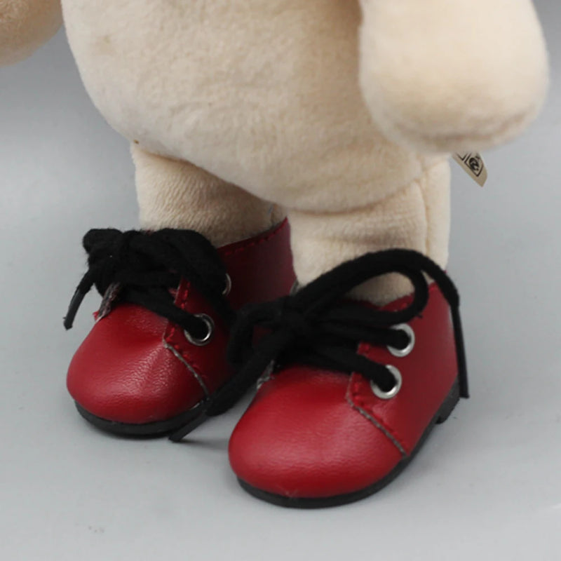 5x2.8CM PU Leather Mini Toy Shoes for EXO Dolls |Fit for 14.5 Inch BJD Accessories curiosity.collections