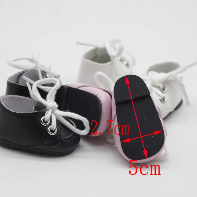 5x2.8CM PU Leather Mini Toy Shoes for EXO Dolls |Fit for 14.5 Inch BJD Accessories curiosity.collections