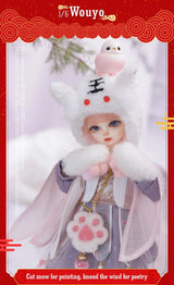 Shuga Fairy 1/6 BJD Doll Wouyo | Resin Dolls Full Set | Ball Jointed Doll with Elf Ears | Toys Surprise Gift for Children | Anime Figure curiosity.collections