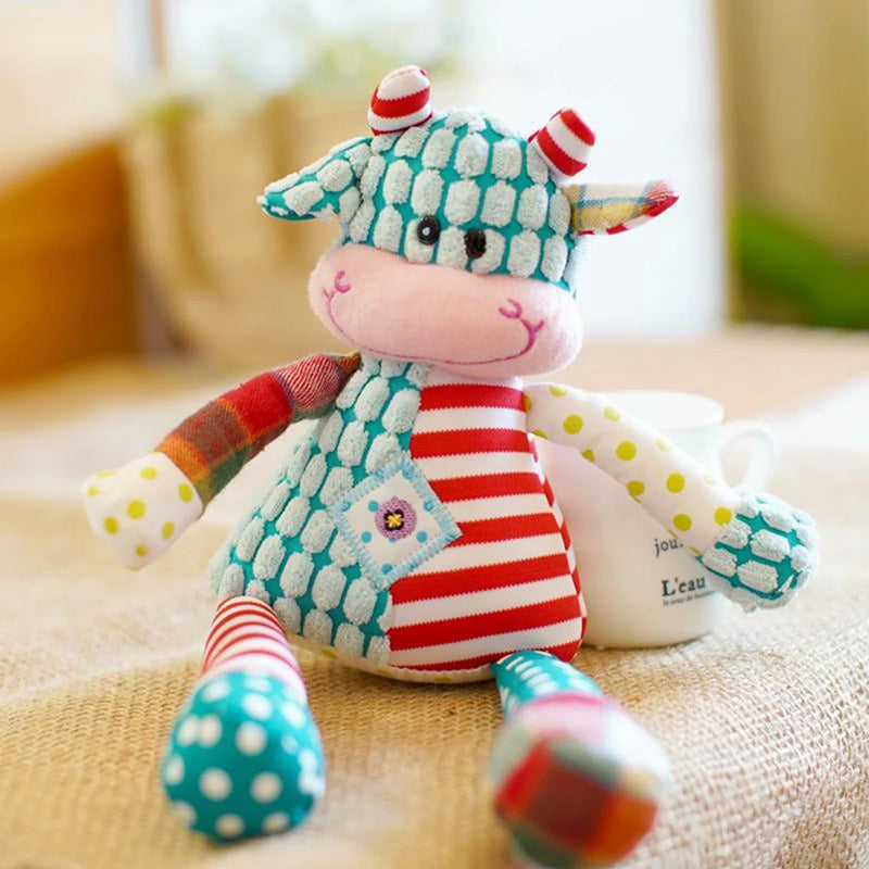 28cm Baby Soothing Chicks and Calves Plush Toy - Cute Sleeping Rag Doll curiosity.collections