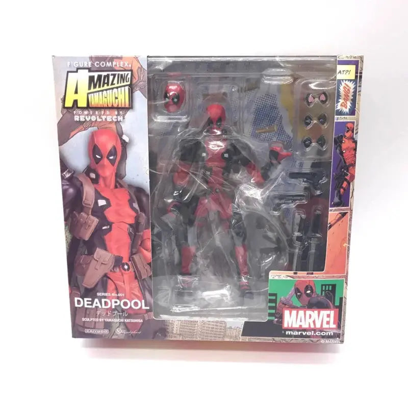 Marvel 15cm X-MAN Deadpool Super Hero BJD Joints Moveable Action Figure Model Toys curiosity.collections