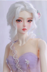 Shuga Fairy BJD Qing 1/3 | Resin SD Doll | 61.5cm Fairyland Doll | Purple Color Gauze Skirt Fullset | Collectible Fashion Doll curiosity.collections