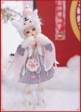 Shuga Fairy 1/6 BJD Doll Wouyo | Resin Dolls Full Set | Ball Jointed Doll with Elf Ears | Toys Surprise Gift for Children | Anime Figure curiosity.collections