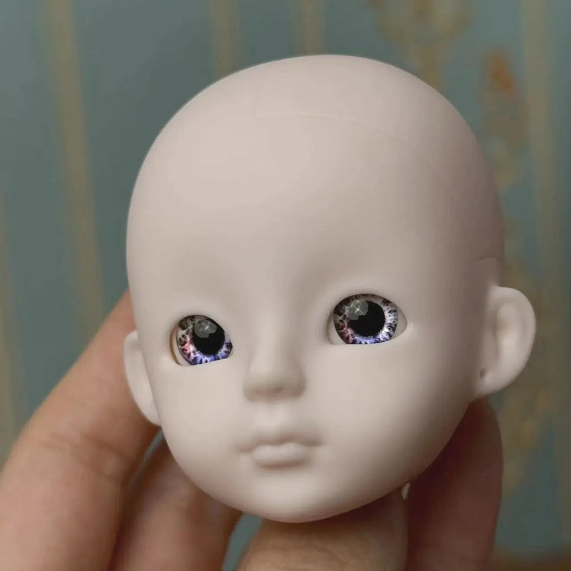 New Cute 30cm Doll Head 1/6 BJD Doll DIY Practice Makeup Whole Doll | Toy Gift for Children and Girls | Open Head Can Change Eyes curiosity.collections