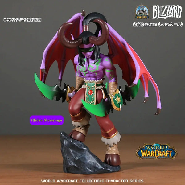 Original World of Warcraft Figures | Thrall, Jaina Proudmoore, Varian Wrynn, Illidan Stormrage | Genuine Anime Model curiosity.collections