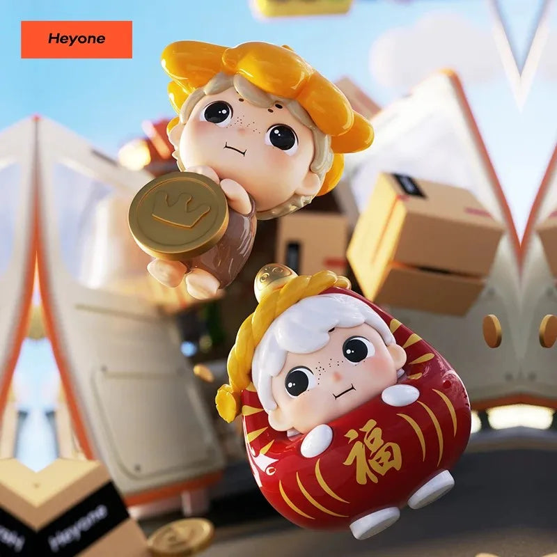 Heyone MINI- Good Luck Manufacturer Series Blind Box Toys | Kawaii Anime Action Figure | Caixa Caja Surprise Dolls