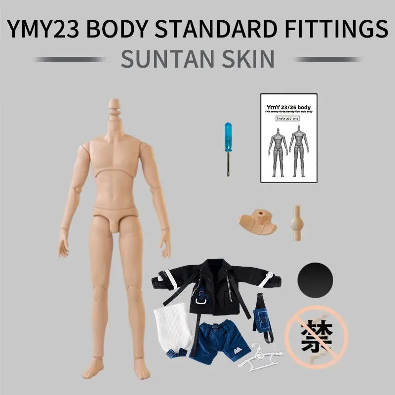 New YMY23/25 Male Body Joint Doll DIY | 22cm/23.5cm Body for Blyth, GSC Head, 0B22, 0B23, 0B24 BJD Doll Accessories curiosity.collections