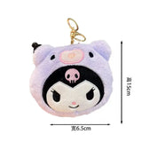 Sanrio Cinnamoroll Plush Wallet Keychain | Melody Kuromi Plushies | Coin Purse | Earphone Organizer | Bag Pendant | Key Ring | Girls Gifts curiosity.collections