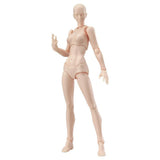 Articulated Anime Archetype Action Figures – Movable Male & Female Artist Mannequins for Drawing & Sketching