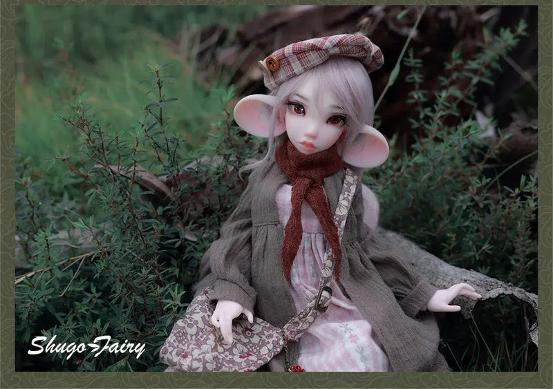 1/4 Shuga Fairy Yudit BJD Doll - Autumn Style with Big Ears & Eyes - Full Set curiosity.collections