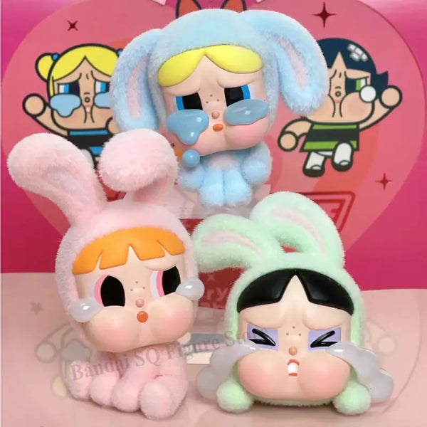 Pop Mart Crybaby X Powerpuff Girls Blind Box | Blossom, Bubbles, Buttercup Figures | Mysterious Surprise Box | PVC Model Statue Doll Toy curiosity.collections