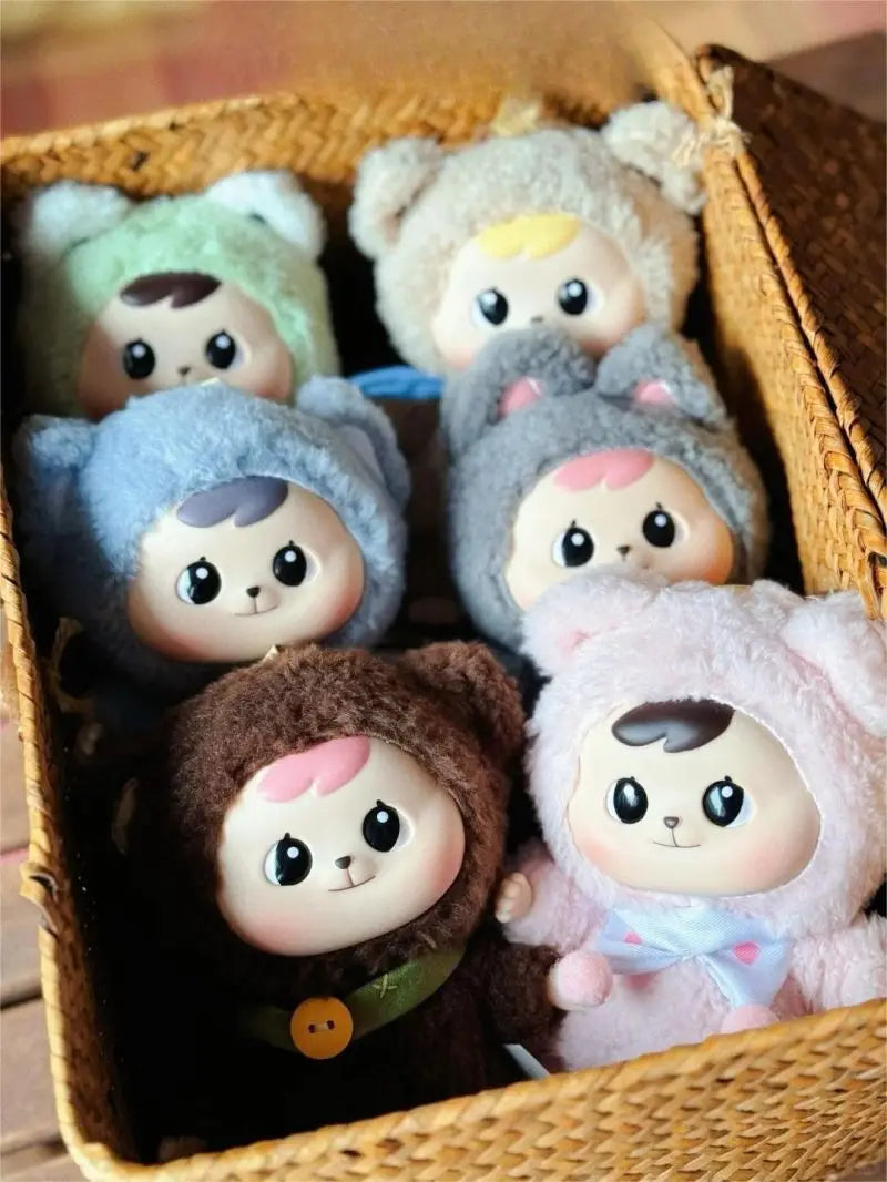 Bao-Ao Cuddle Series Vinyl Blind Box | Adorable Plush Toys in Animal Outfits, Surprise Collectibles for Kids and Desk Deco curiosity.collections