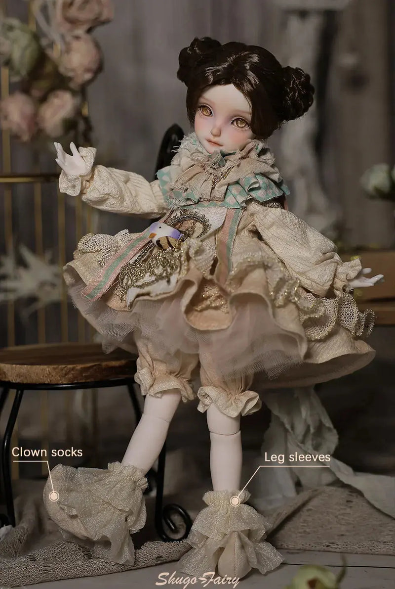 ShugaFairy Mirai 1/6 BJD Doll – Sekino Circus Halloween Clown Style Fullset curiosity.collections