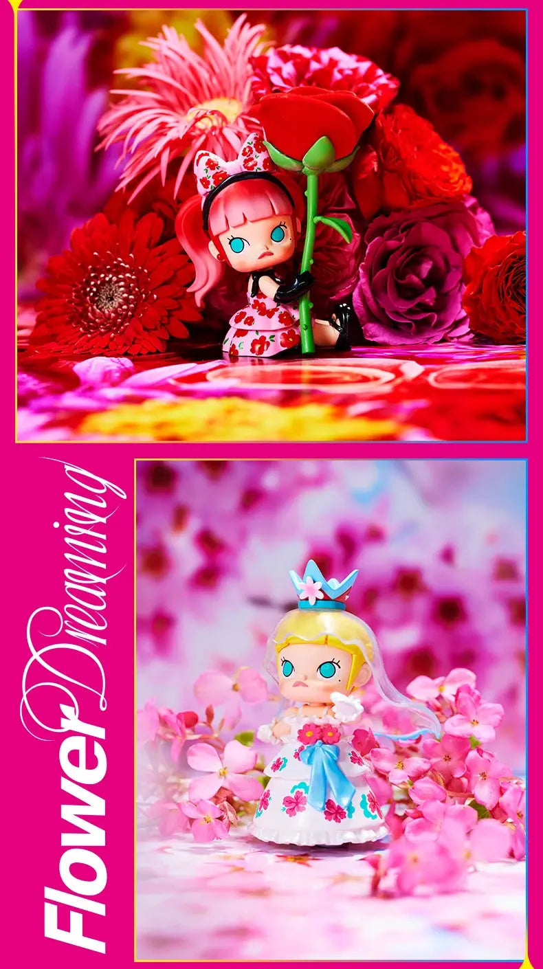 POP MART Molly Mika Ninagawa Flower Dreaming Series Blind Box | Mystery Box | Cute Anime Action Figure Doll | Boy & Girl Gifts curiosity.collections