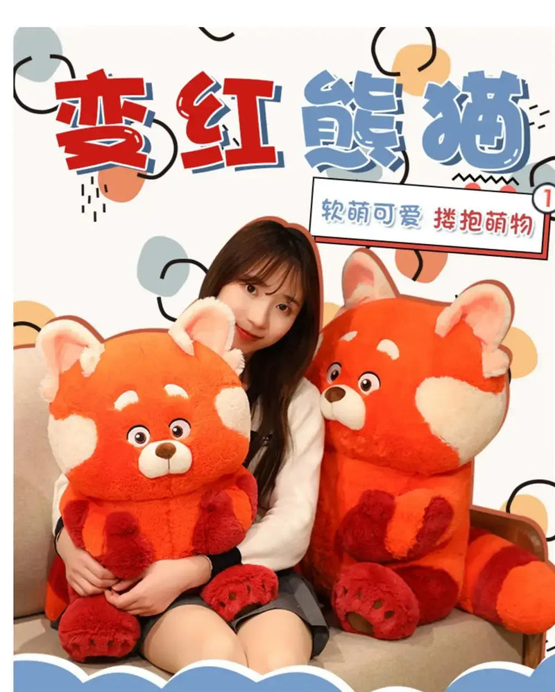 Disney Turning Red Plush Toy – Kawaii Panda Pillow & Stuffed Bear Doll, Soft Toy for Kids (12-70cm) curiosity.collections