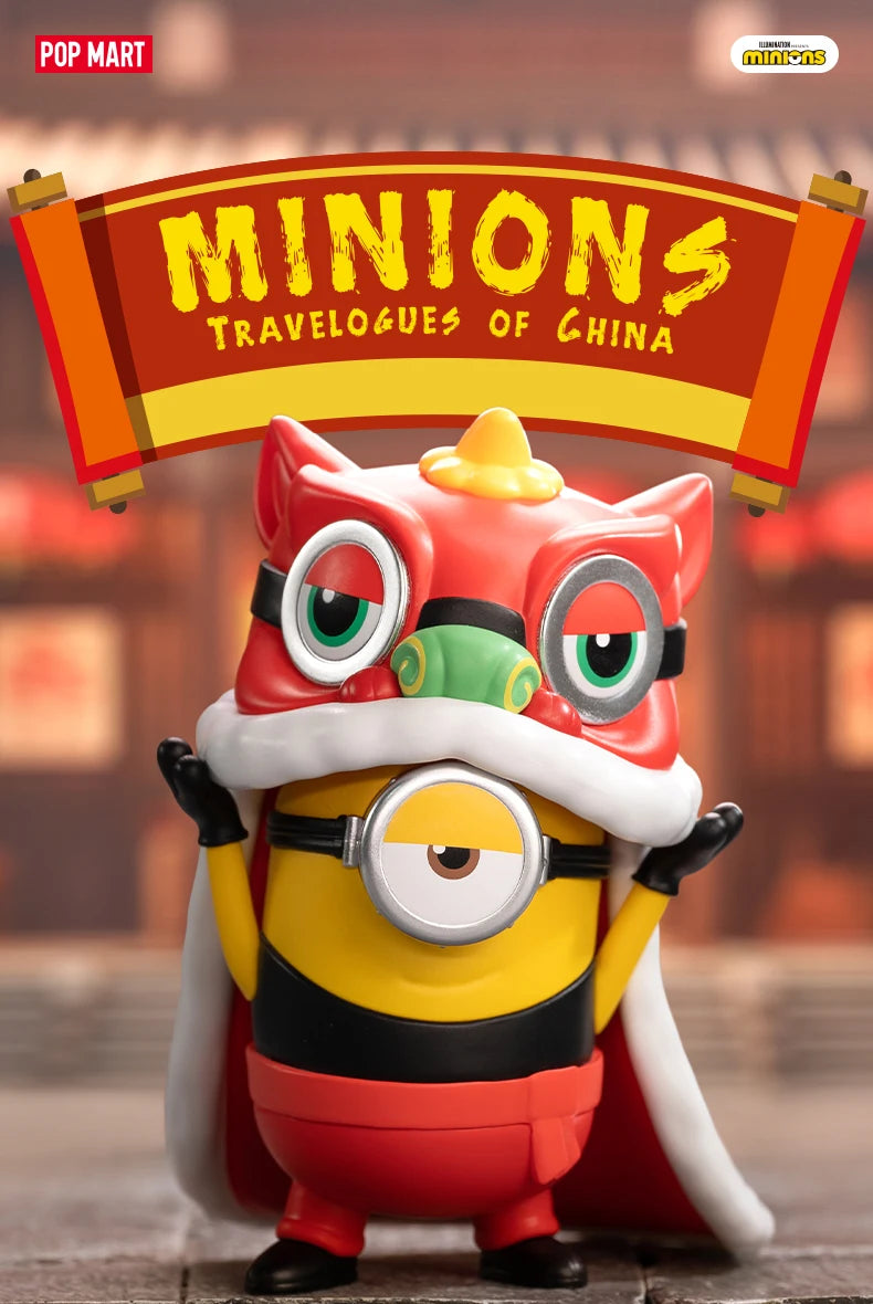 POP MART Minions Reiseberichte von China Series Blind Box | Cute Anime Collectible Figures curiosity.collections