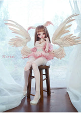 BJD Doll 1/4 Pegasus Series Ardour Style | Big Eyes, Movable Resin Toy with Colorful Wings, Angel Face Doll curiosity.collections