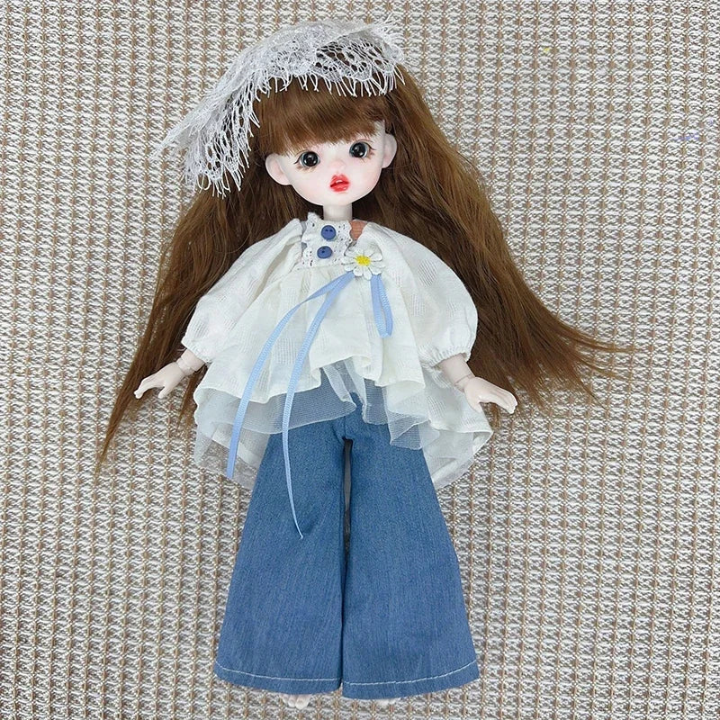 Fashion Cute Casual 30cm Doll Clothes - 1/6 BJD Replacement Outfit Set curiosity.collections