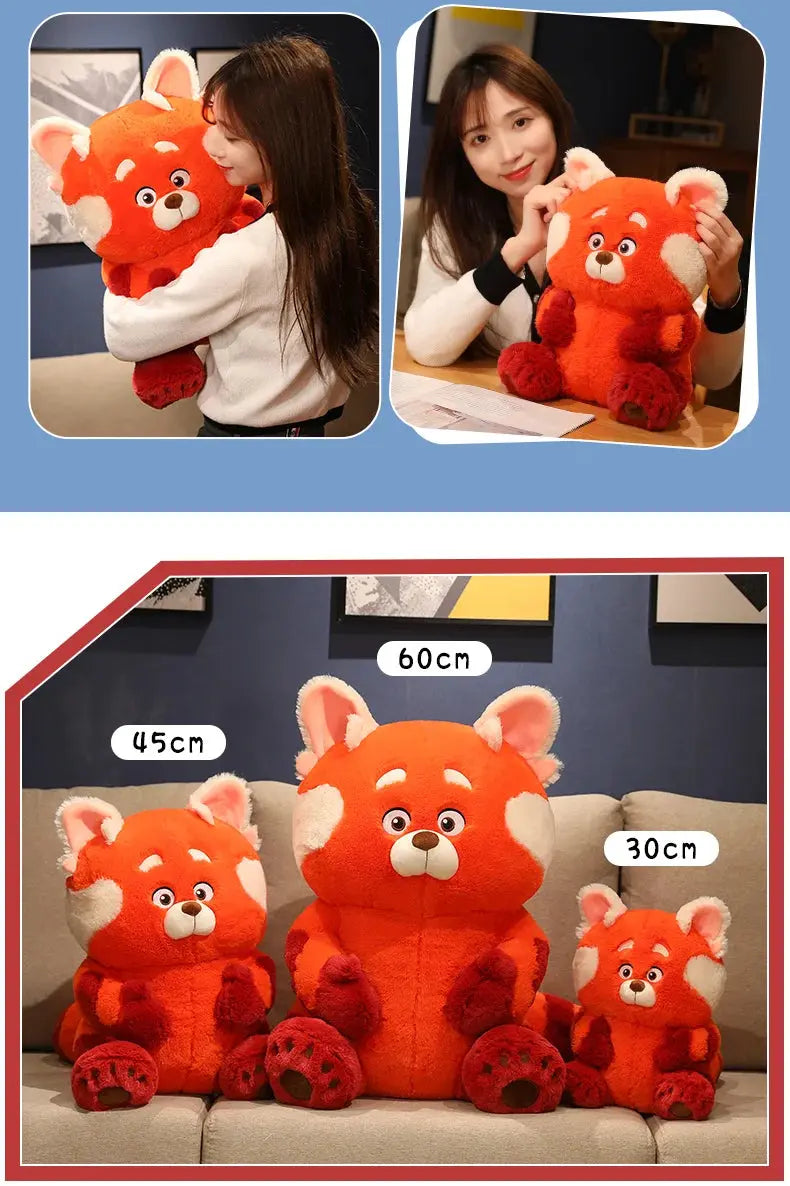 Disney Turning Red Plush Toy – Kawaii Panda Pillow & Stuffed Bear Doll, Soft Toy for Kids (12-70cm) curiosity.collections