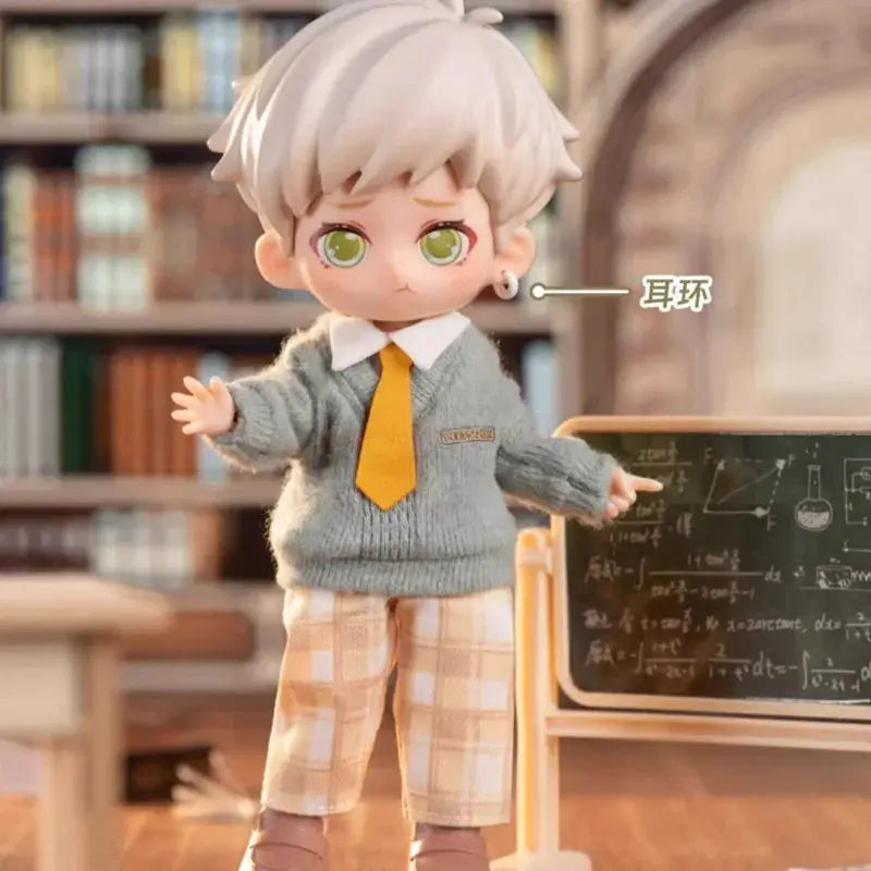 Peetsoon Male Classmate Series Blind Box | 1/12 BJD Obtisu1 Dolls | Kawaii Cute Action Anime Figure | Collection Dolls Toy curiosity.collections