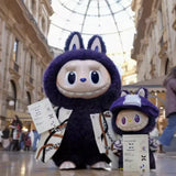 New Labubu 17cm MiLan Fashion Week Series Figures - Purple Kingdom Cute Enamel Face Monsters Doll curiosity.collections