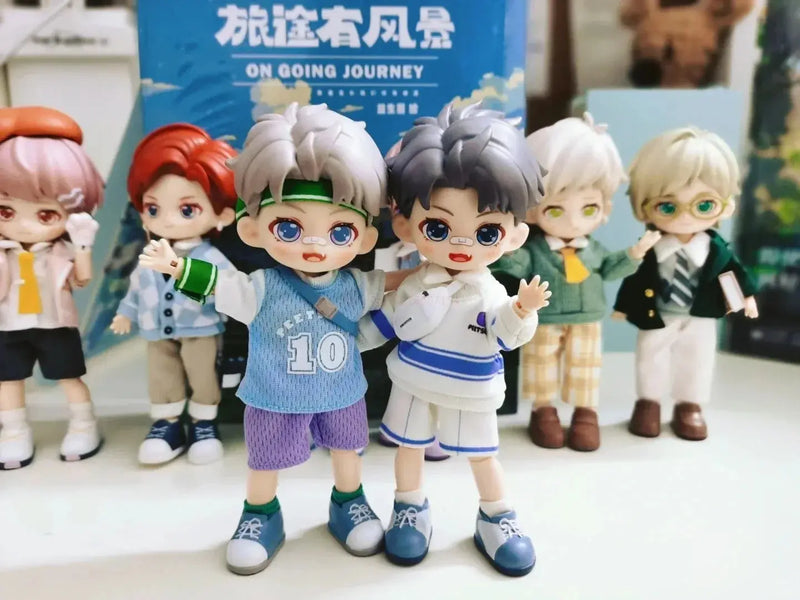 Peetsoon Male Classmate Series Blind Box | 1/12 BJD Obtisu1 Dolls | Kawaii Cute Action Anime Figure | Collection Dolls Toy curiosity.collections