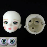 DIY 1/6 BJD Doll with 28CM Mechanical Joint Body | Customizable Makeup Doll for Kids curiosity.collections