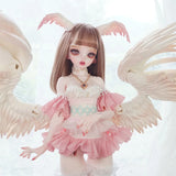 BJD Doll 1/4 Pegasus Series Ardour Style | Big Eyes, Movable Resin Toy with Colorful Wings, Angel Face Doll curiosity.collections