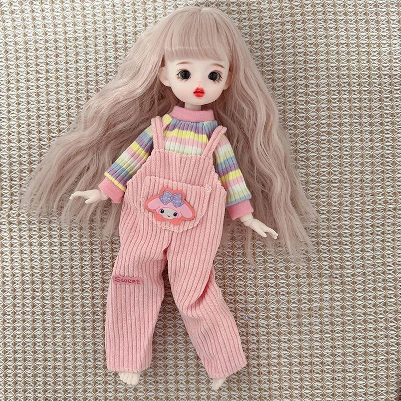 Fashion Cute Casual 30cm Doll Clothes - 1/6 BJD Replacement Outfit Set curiosity.collections