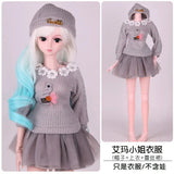 60cm BJD Maid Lolita Dress | Complete Outfit Set for 1/3 BJD Dolls (No Shoes) curiosity.collections