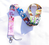 POP MART Sailor Moon Lanyard Keychain with ID Badge Holder - Cute Animal Phone Neck Strap, Zinc Alloy Keyring Accessory curiosity.collections