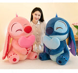 Disney Kawaii Lilo and Stitch Plush Toy | Pink Cherry Blossom Anime Stuffed Plushie, Soft Gift for Kids curiosity.collections