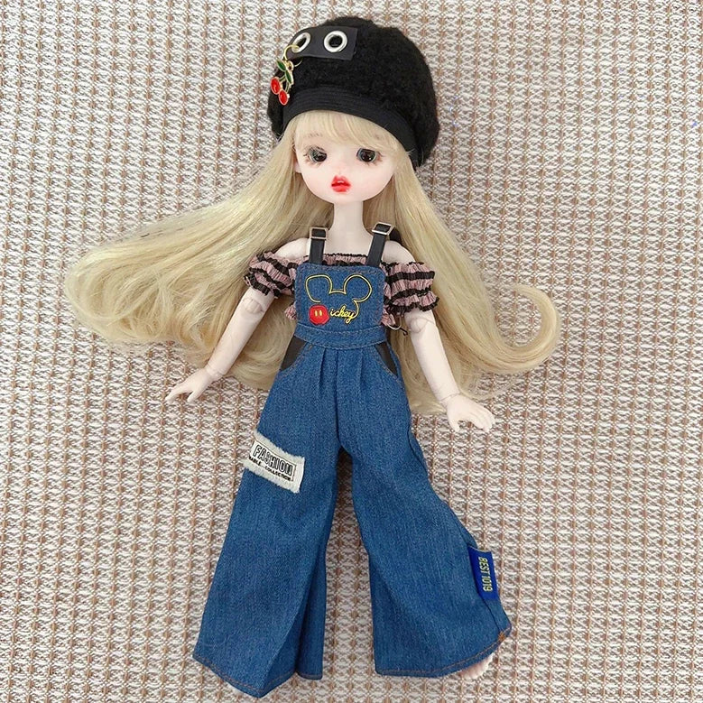 Fashion Cute Casual 30cm Doll Clothes - 1/6 BJD Replacement Outfit Set curiosity.collections