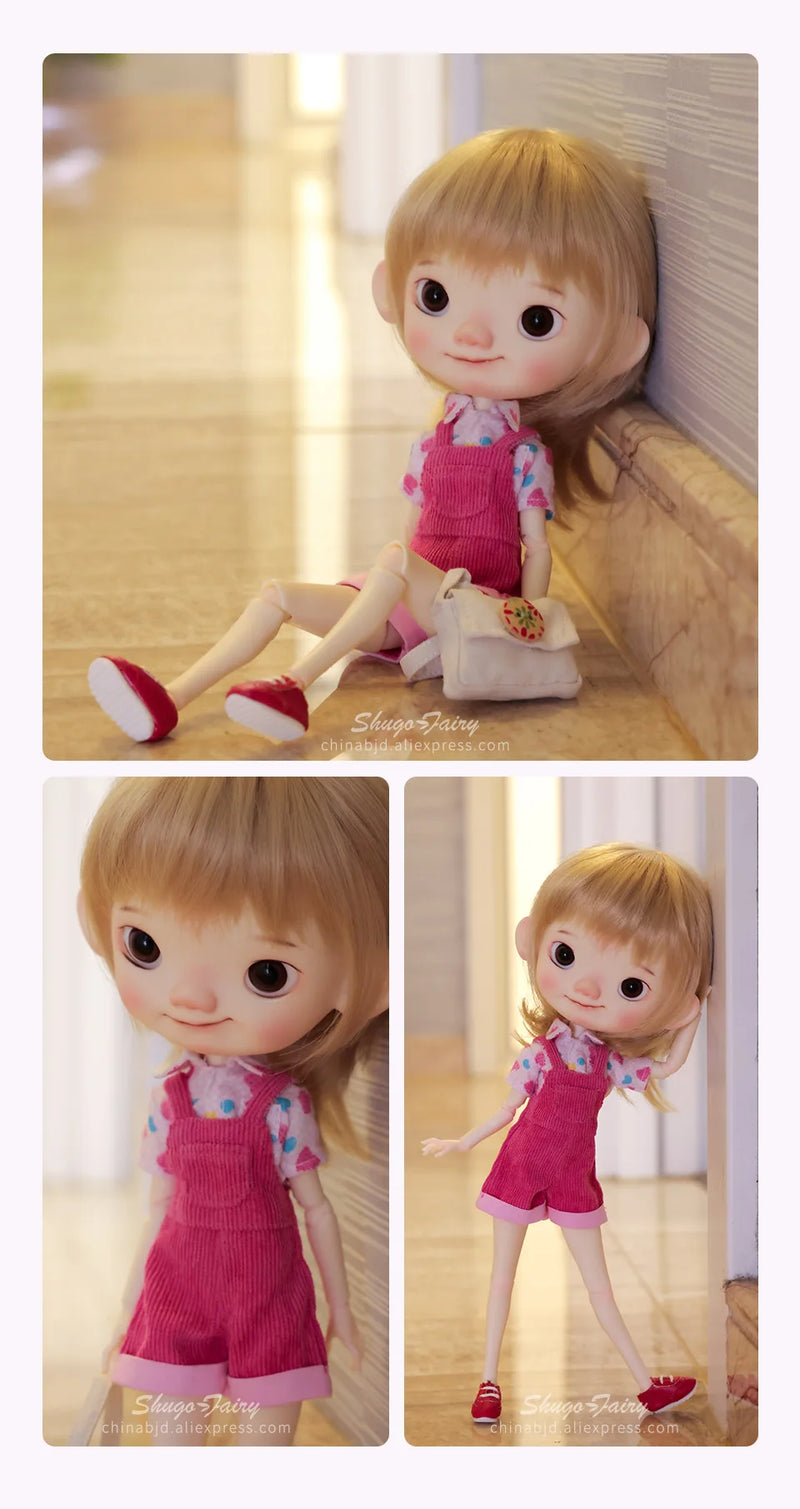 Shuga Fairy Pii 1/6 BJD Doll - Naughty Child Doll with Movable Joints | Adorable Resin Toy curiosity.collections