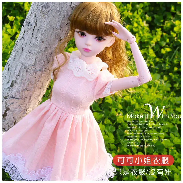 60cm BJD Maid Lolita Dress | Complete Outfit Set for 1/3 BJD Dolls (No Shoes) curiosity.collections