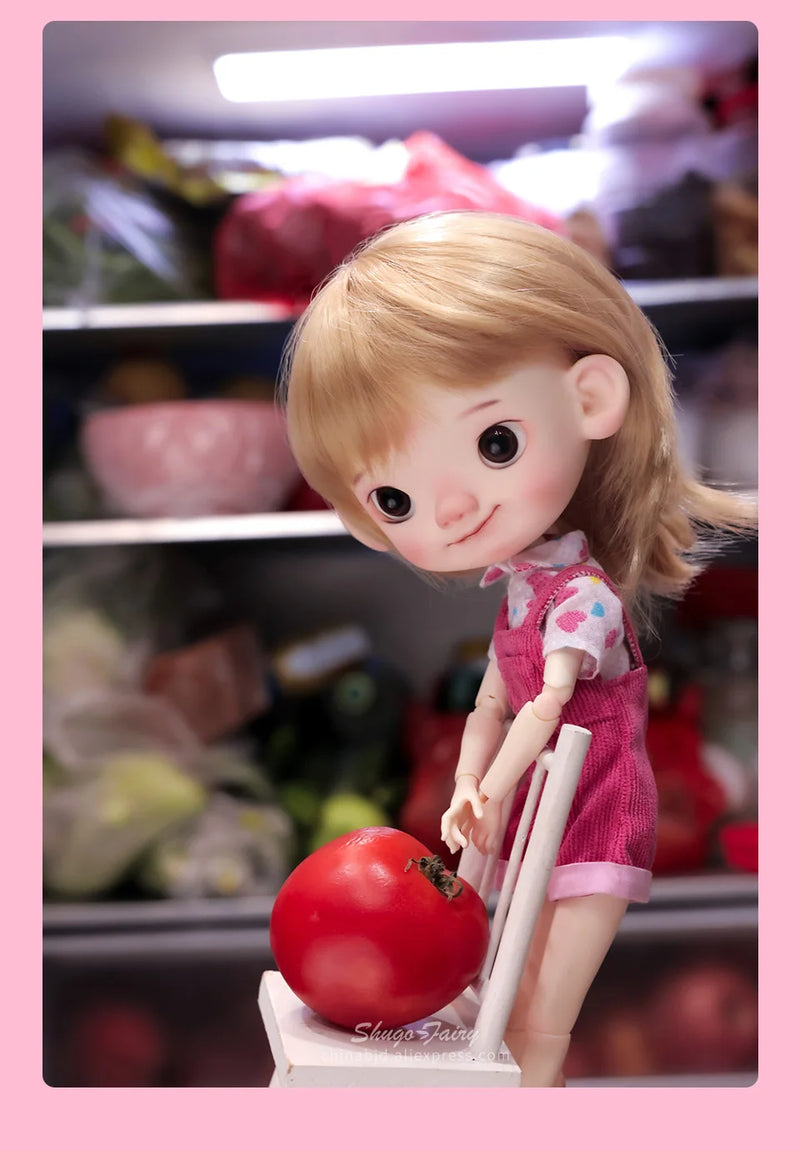 Shuga Fairy Pii 1/6 BJD Doll - Naughty Child Doll with Movable Joints | Adorable Resin Toy curiosity.collections