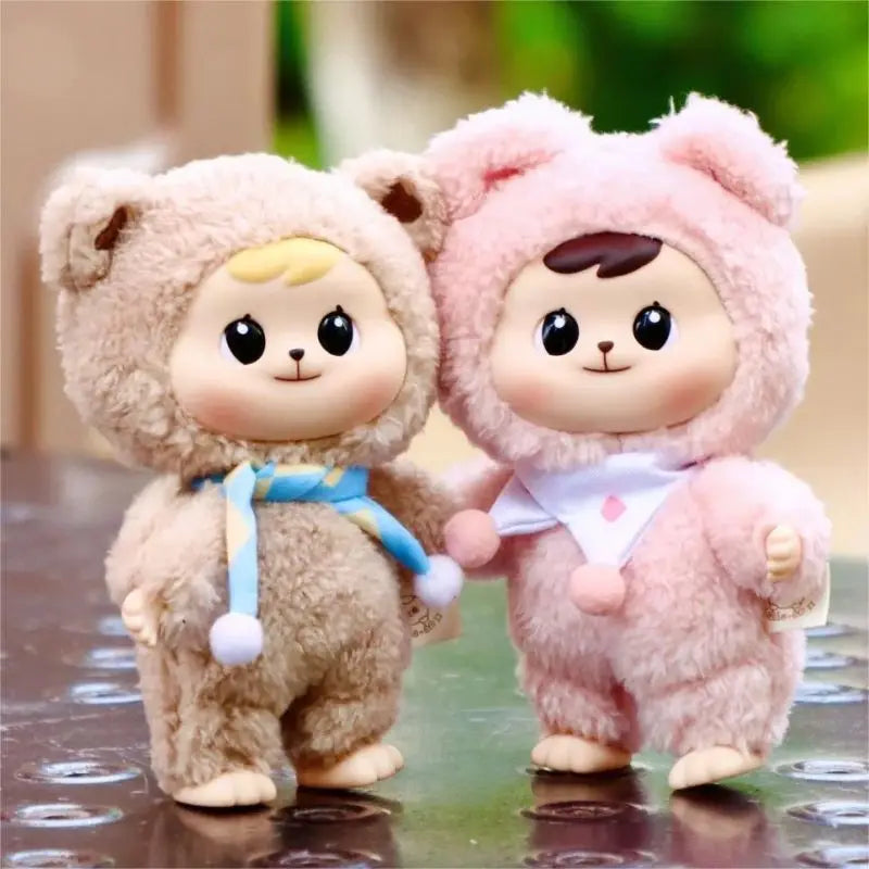 Bao-Ao Cuddle Series Vinyl Blind Box | Adorable Plush Toys in Animal Outfits, Surprise Collectibles for Kids and Desk Deco curiosity.collections