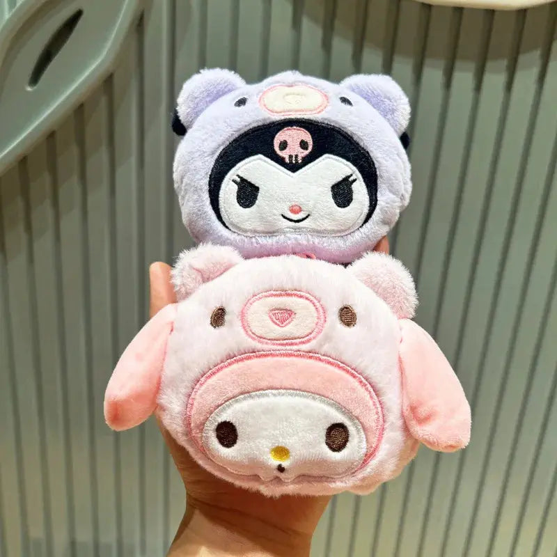 Sanrio Cinnamoroll Plush Wallet Keychain | Melody Kuromi Plushies | Coin Purse | Earphone Organizer | Bag Pendant | Key Ring | Girls Gifts curiosity.collections