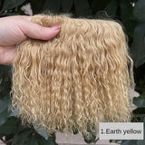 Wholesale Sheepskin Wool Mongolia Fur Fabric | Curly Hair for Toys & Dolls | Hair Extensions & Wigs for BJD, SD, Blyth Dolls curiosity.collections