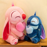 Disney Kawaii Lilo and Stitch Plush Toy | Pink Cherry Blossom Anime Stuffed Plushie, Soft Gift for Kids curiosity.collections