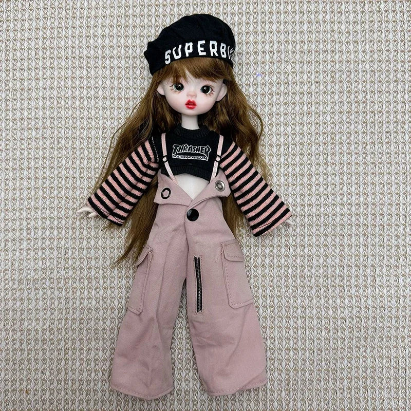 Fashion Cute Casual 30cm Doll Clothes - 1/6 BJD Replacement Outfit Set curiosity.collections