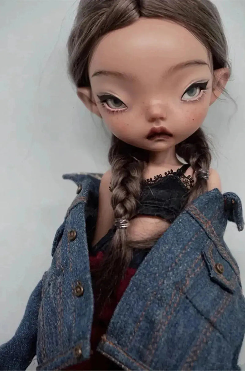 New Girl BJD Doll 1/6 Nana - Premium Resin Humanoid Toy Model for DIY Makeup curiosity.collections