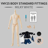 New YMY23/25 Male Body Joint Doll DIY | 22cm/23.5cm Body for Blyth, GSC Head, 0B22, 0B23, 0B24 BJD Doll Accessories curiosity.collections