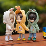 Suki OB11 Rabbit Ear Hooded Sweater – Cartoon Clothes for Penny, GSC, Nendoroids, Molly, Obitsu11, 1/12 BJD Doll curiosity.collections