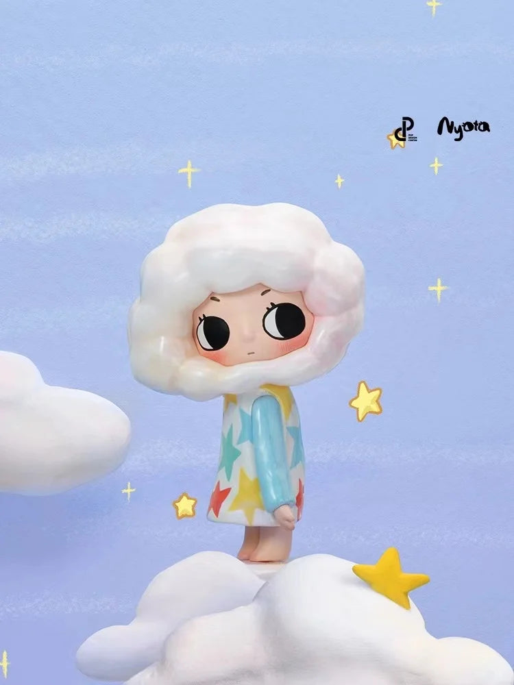 Popmart Genuine Nyota Fluffy Life Series Blind Box – Kawaii Surprise Figurine Collection | Desktop Ornaments & Gifts curiosity.collections