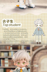 Peetsoon Male Classmate Series Blind Box | 1/12 BJD Obtisu1 Dolls | Kawaii Cute Action Anime Figure | Collection Dolls Toy curiosity.collections